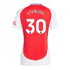 Arsenal Raheem Sterling #30 Hjemmedrakt Kvinner 2024-25 Kortermet